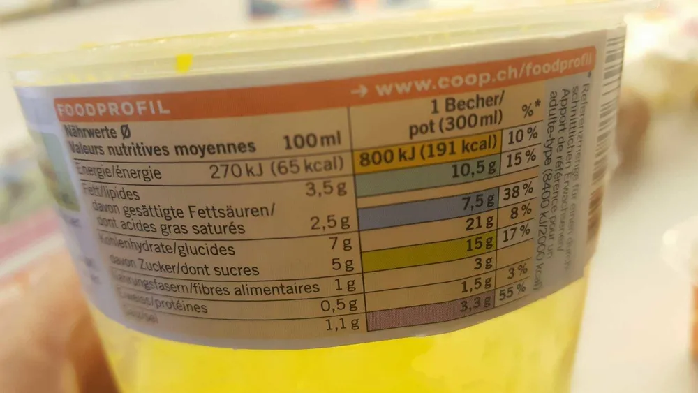Soupe bio carotte miel