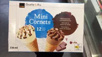 Mini Cornets, Chocolat et arôme de vanille