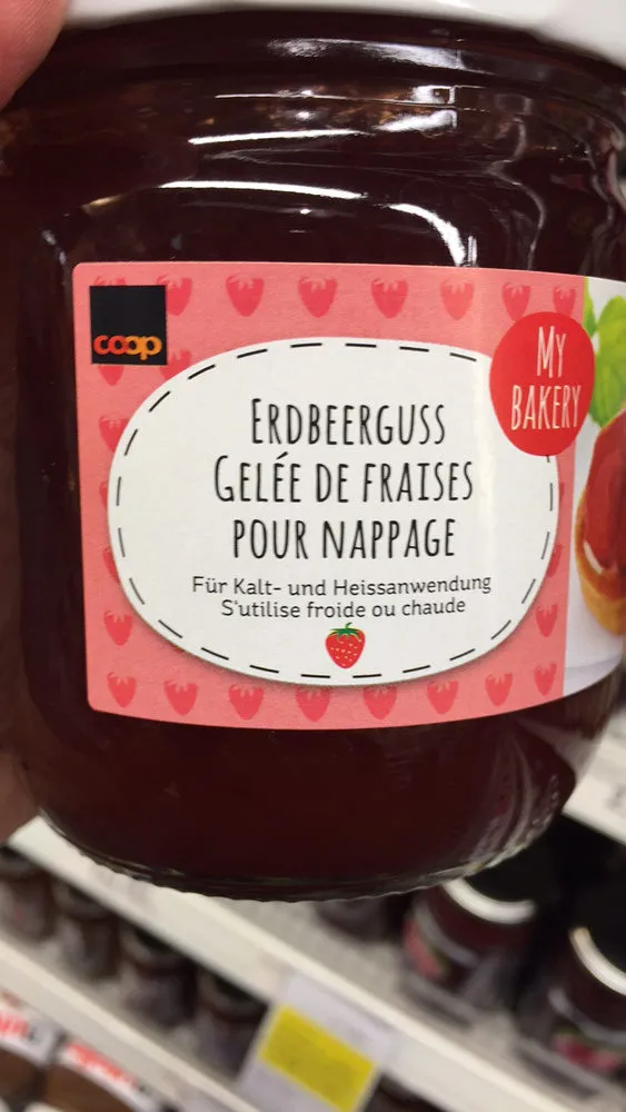 MY BAKERY GELEE DE FRAISES POUR NAPPAGE