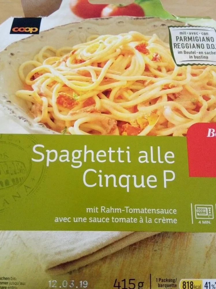 Spaghetti alle Cinque P