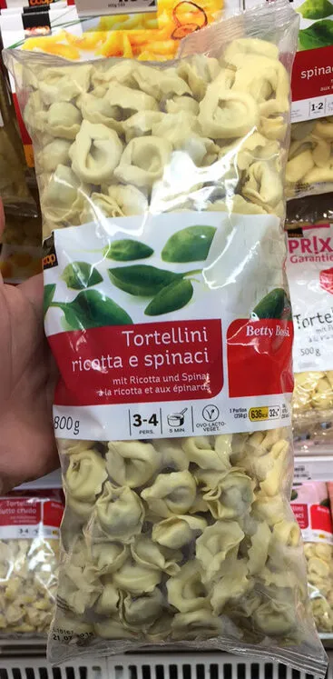 Tortellini à la ricotta et aux épinards