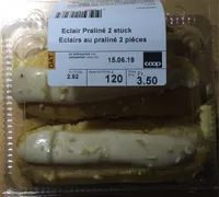 Éclair au praliné