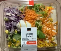 Salade mixte, avec sauce maison