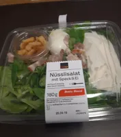 Nüsslisalat mit Speck & Ei