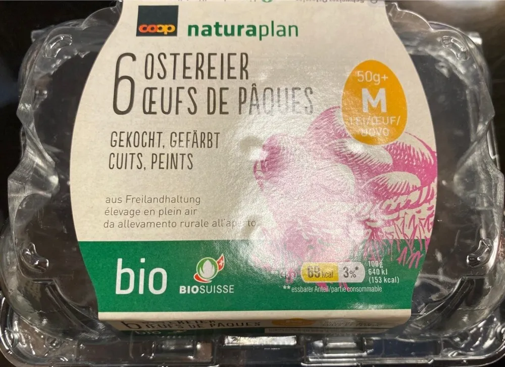 6 oeufs de Pâques
