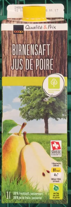 Qualité & Prix Jus de Poire