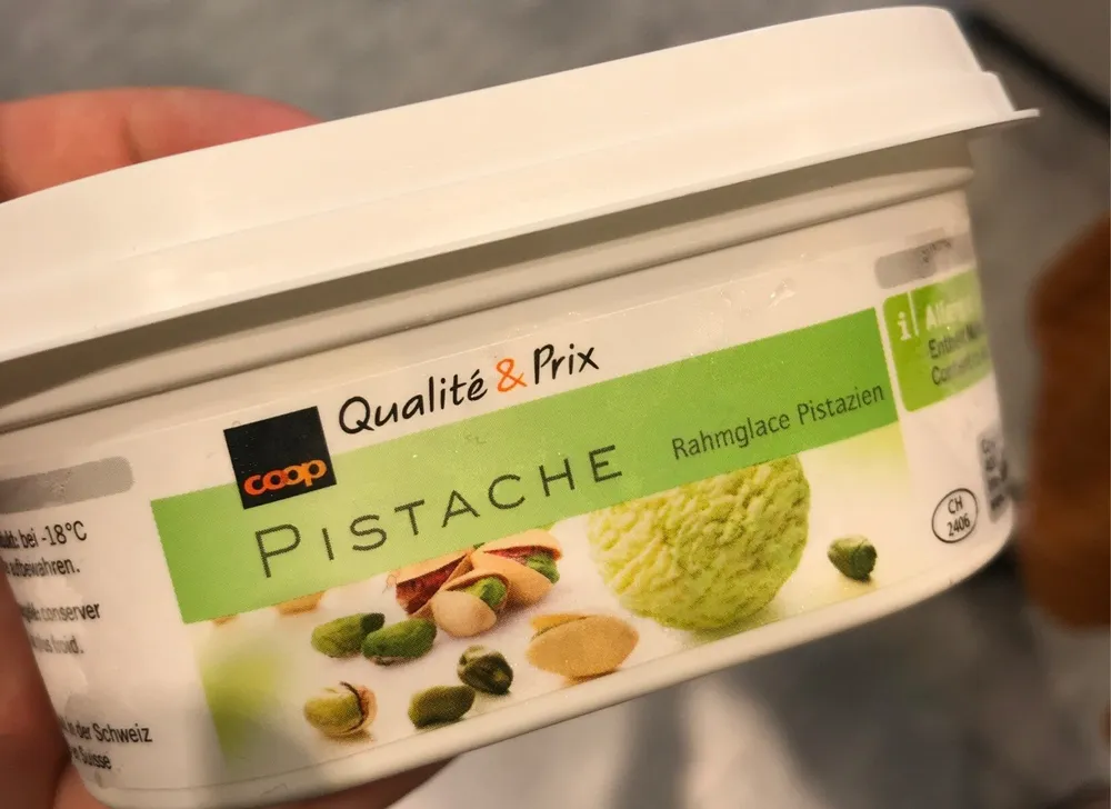 Glace pistache