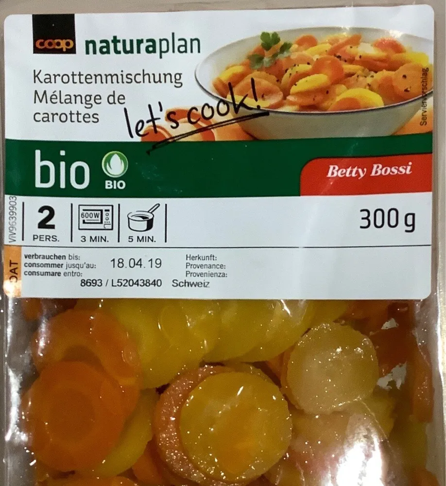 Betty Bossi Mélange de carottes