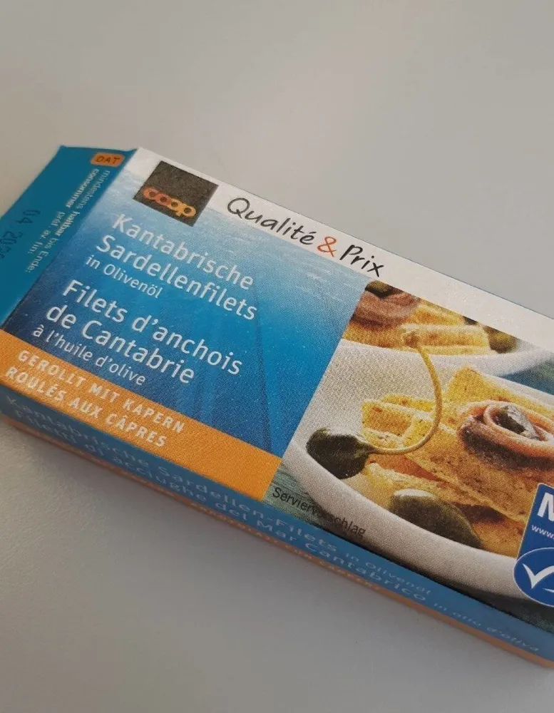 Filet d'anchois de Cantabrie