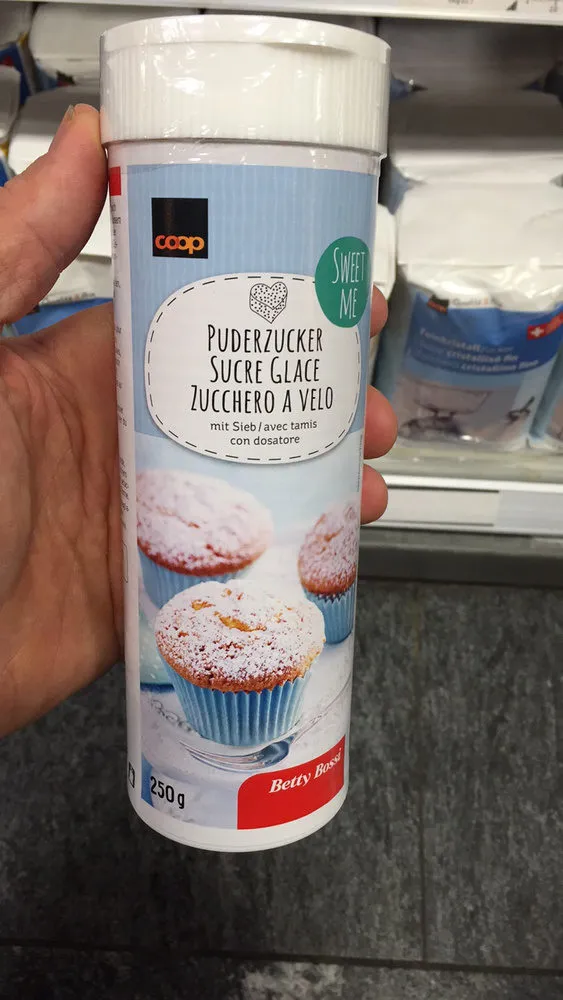 Sucre Glacé : avec tamis
