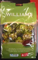 Williams Chocolat au lais suisse fourré à la liqueur de williams