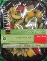 Good Food Lemon Basil Pasta légumes du jardin