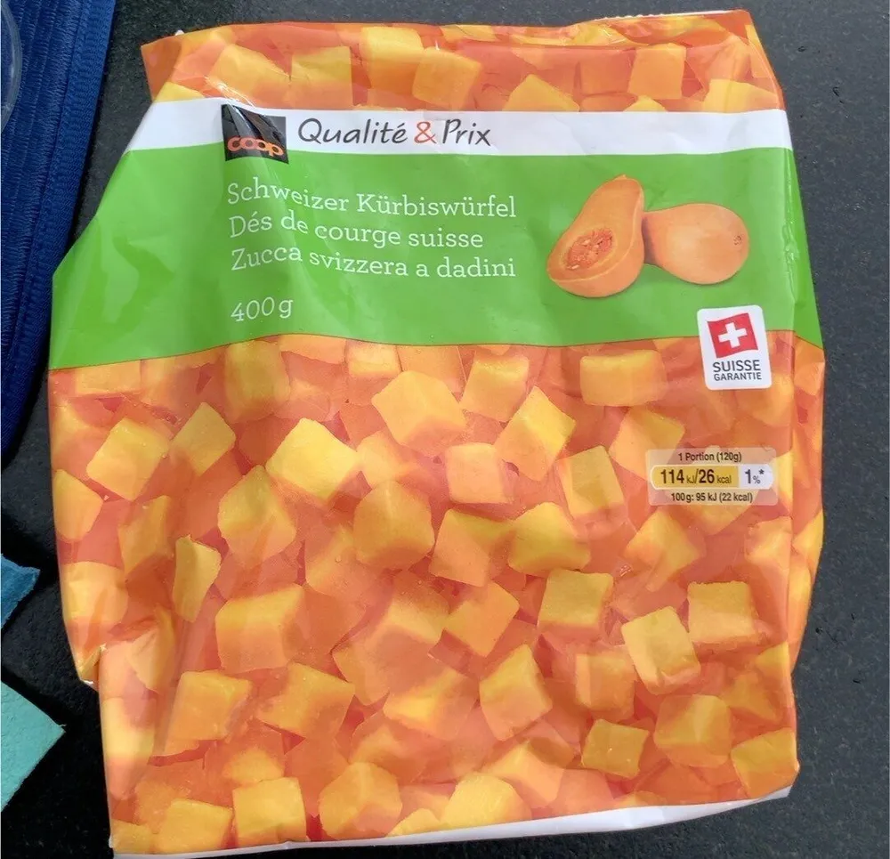 Dés de courge Suisse