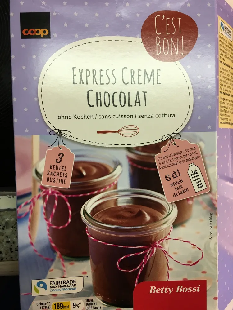 Express crème chocolat