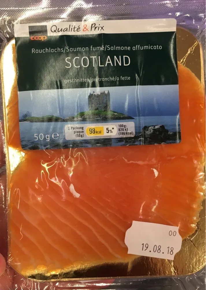 Rauchlachs, Scotland, Lachs