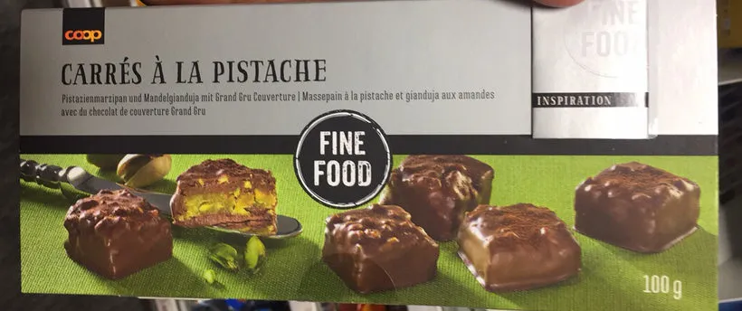 Carrés à la Pistache