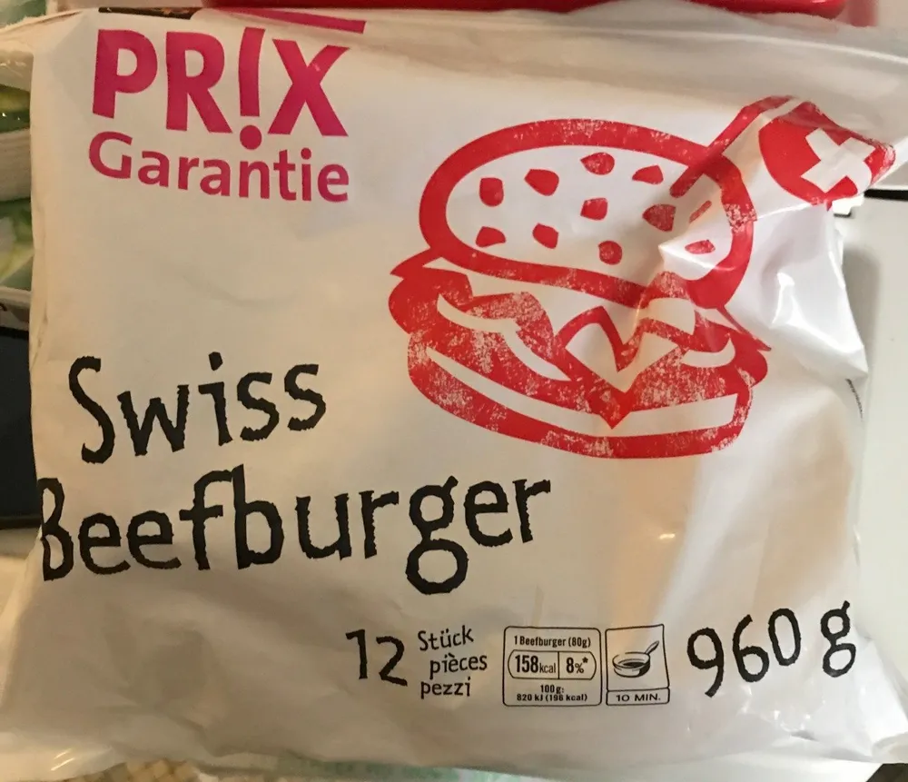 Swiss beefburger