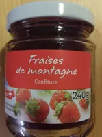 Confiture fraises de montagne