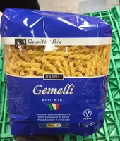 Qualité & Prix Napoli Gemelli Pâte à la semoule de blé dur