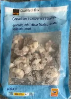 Crevettes crues