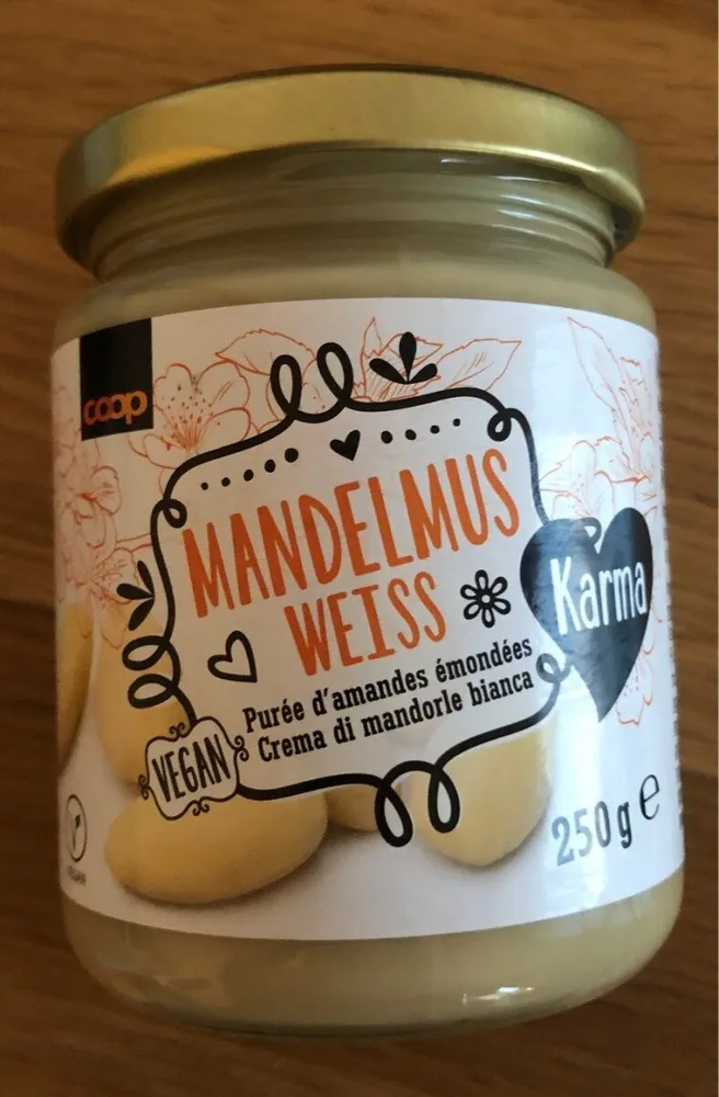Purée d'amandes émondées