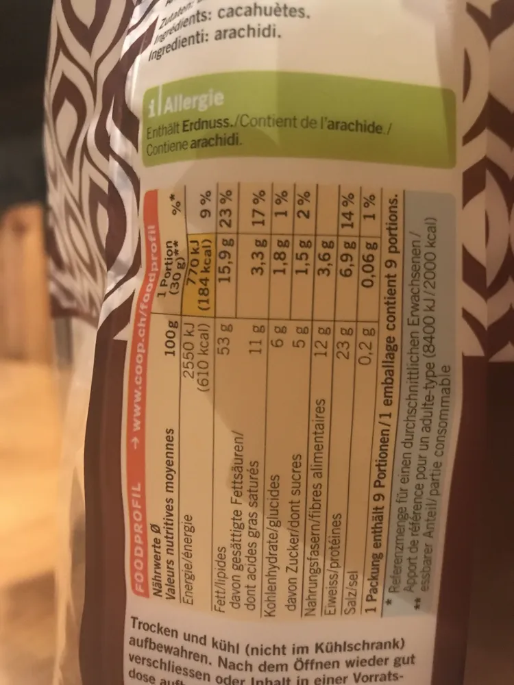 Cacahuètes