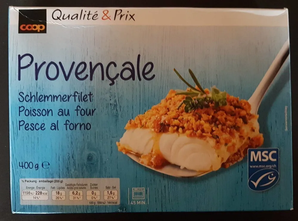 Provençale - Poisson au four