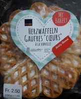 Gaufres cœurs à la vanille