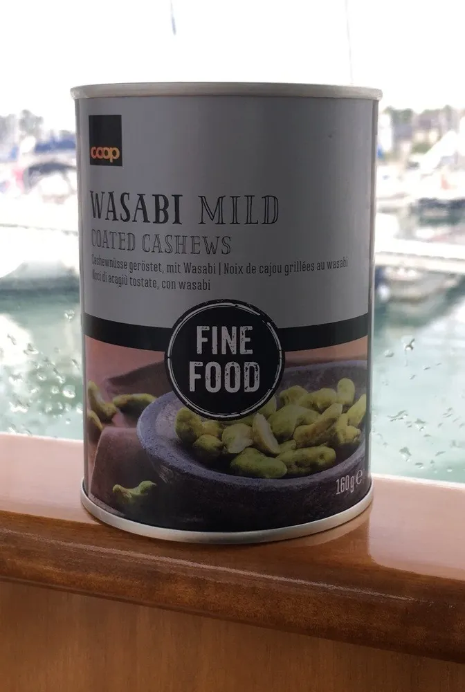 Noix de cajou grillées au wasabi