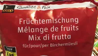 Mélange de fruits pour Birchermüesli