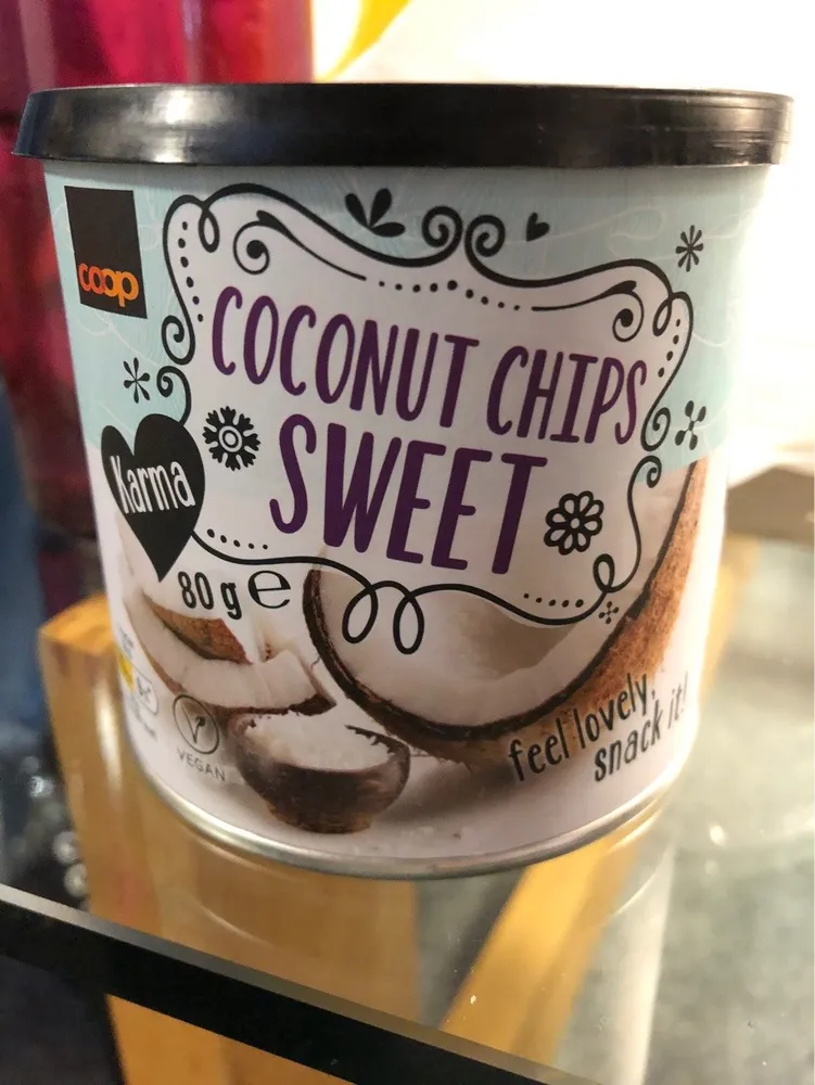 Karma Coconut Chips Sweet, Kokosnuss