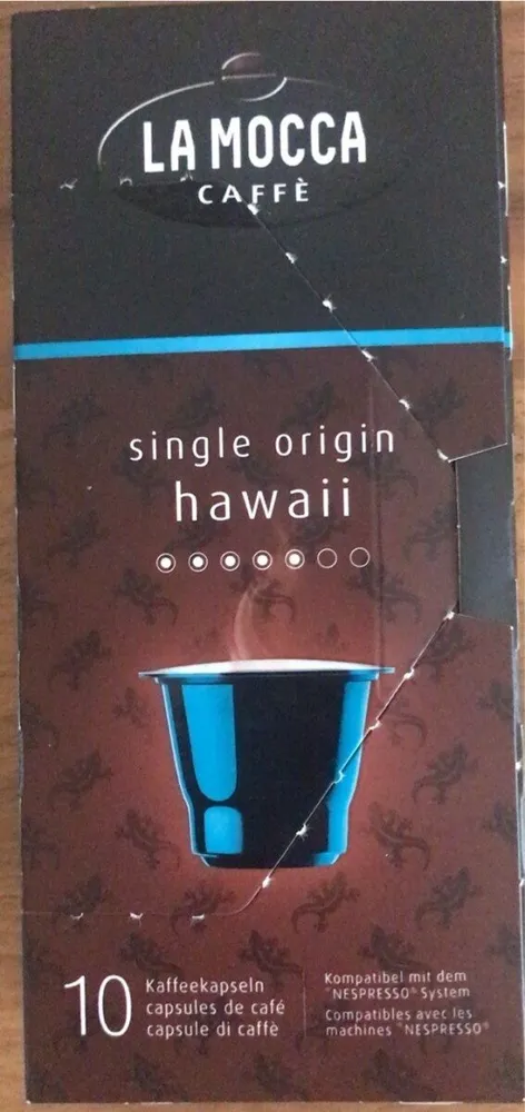 Caffè single origin hawaii