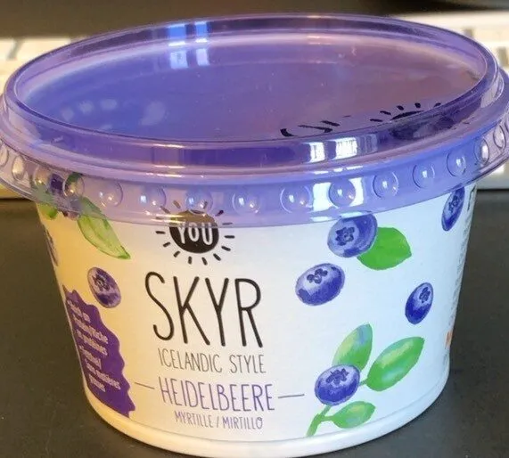 Skyr icelandic style myrtille