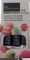 Pâte colorée pour aliments