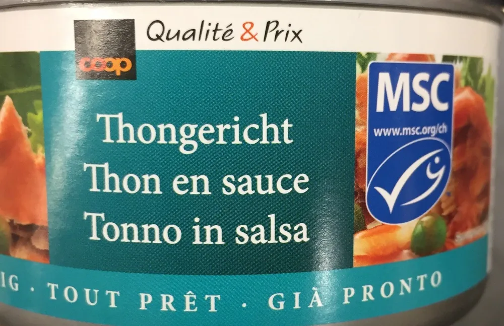 Thon en sauce coop