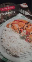 Poulet stroganoff avec riz