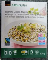Mélange Riz Basmati-Lentilles-Quinoa BIO