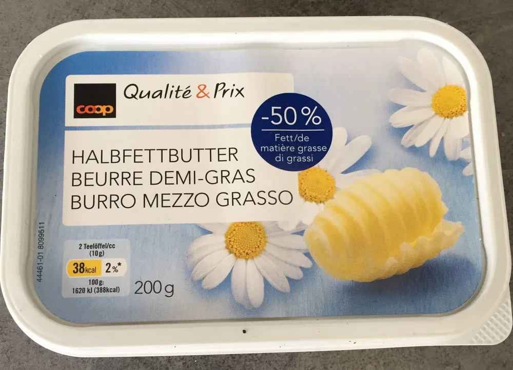Qualité & Prix Beurre Demi-Gras