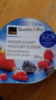 Yogourt Écrémé Baies du Jardin