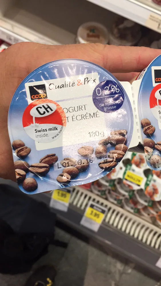 Qualité & Prix Yogurt au lait écrémé Café