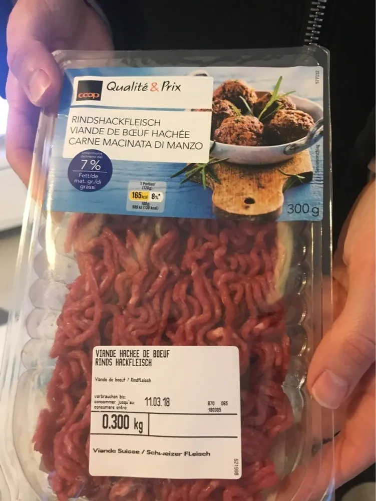Rindshackfleisch, Unter 7% Fett