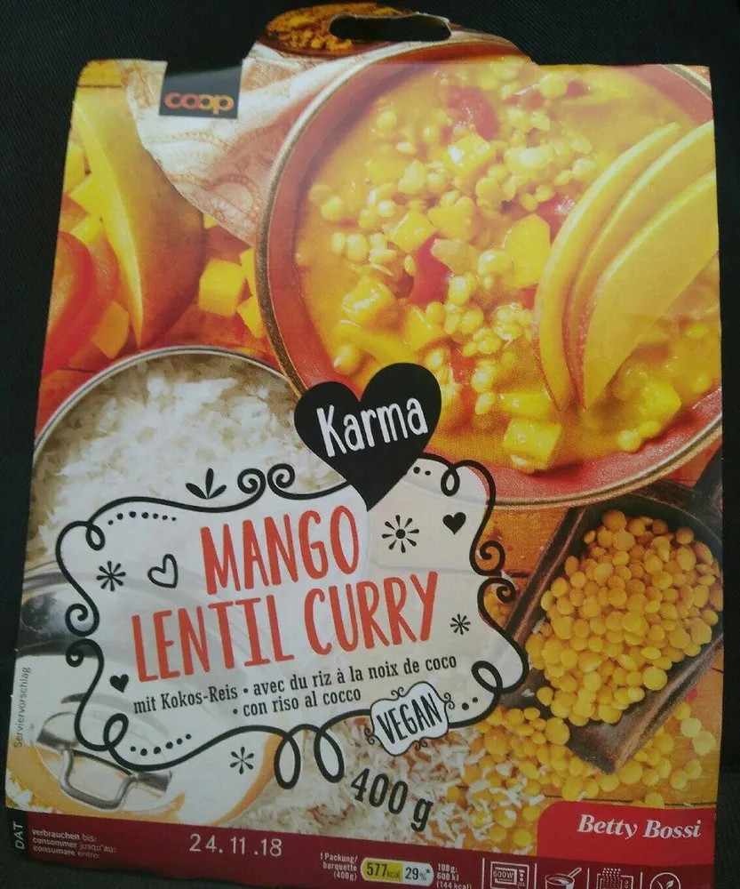 Mango lentil curry