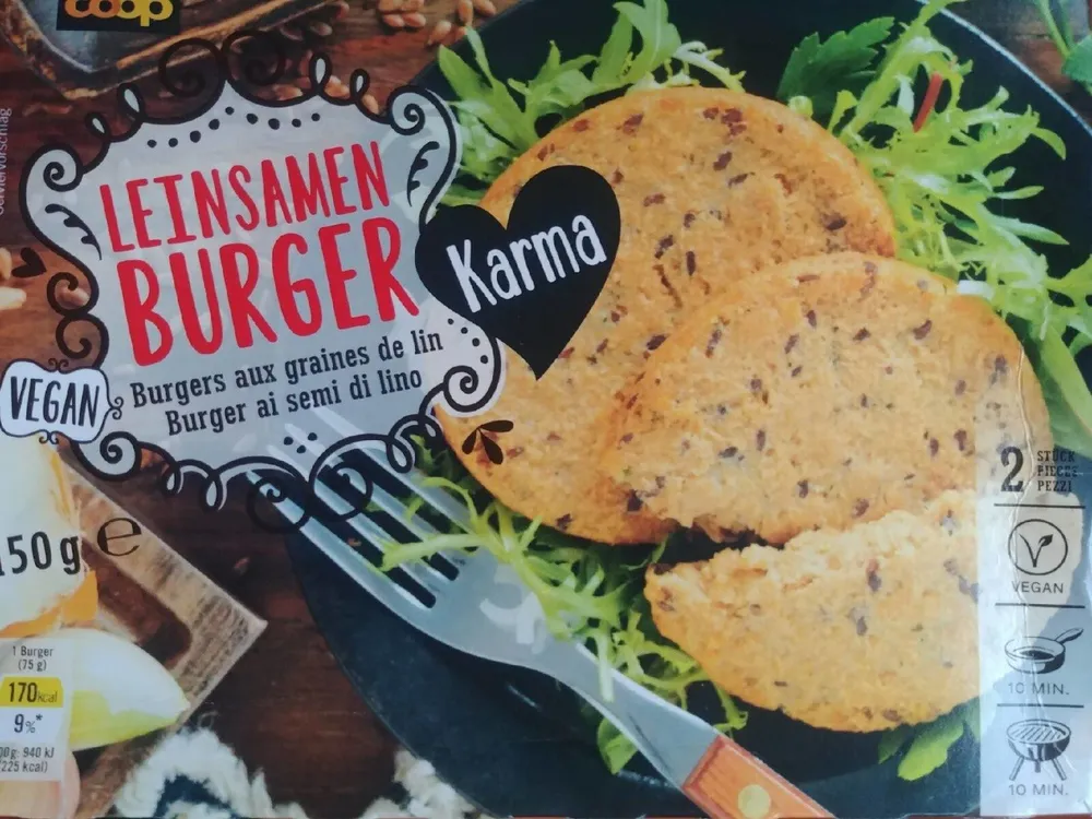 Burger aux graines de lin