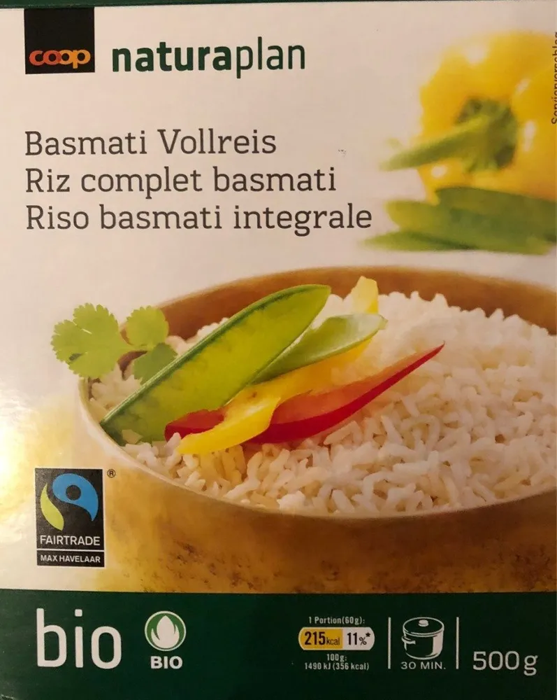 Riz complet basmati