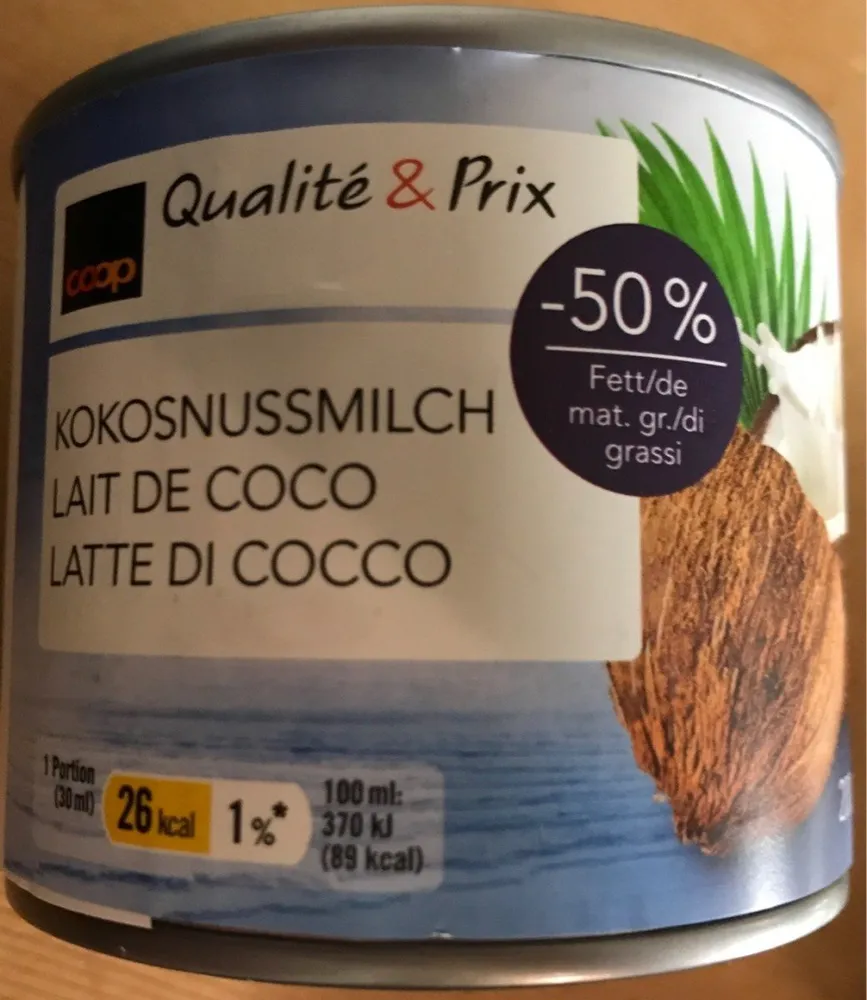 Lait de coco