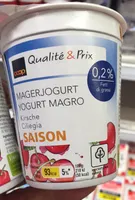 Yogourt écrémé Cerise