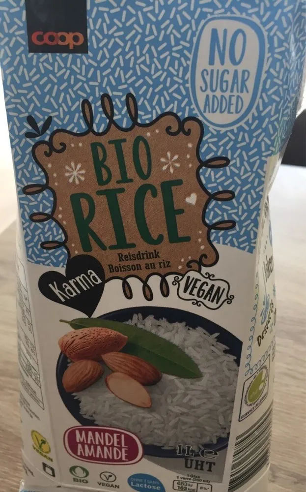 Karma : Bio Reisdrink  Mandel Vegan