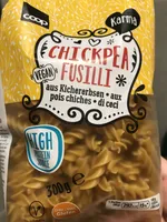 Chickpea fusilli Kichererbsen