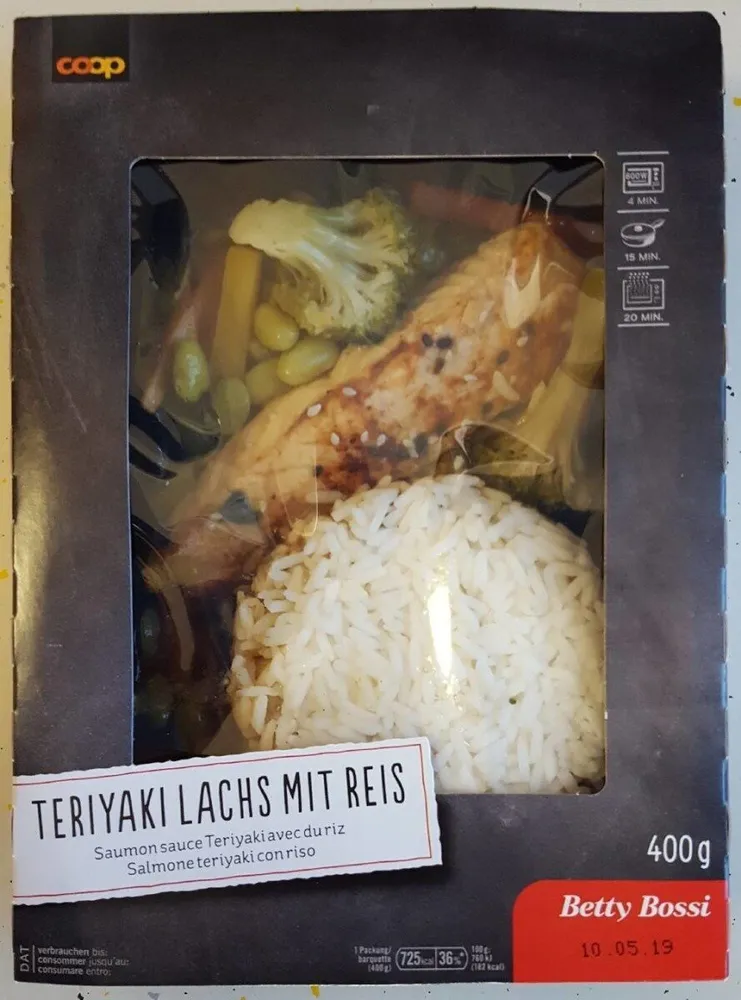 Saumon sauce Teriyaki avec du riz
