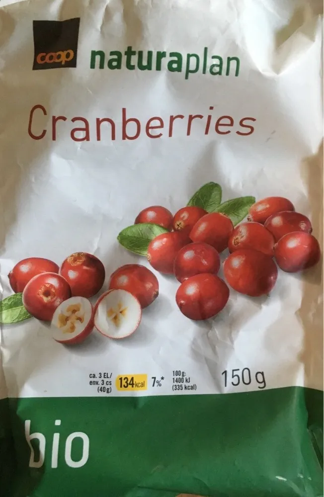 Coop Naturaplan Cranberries Bio